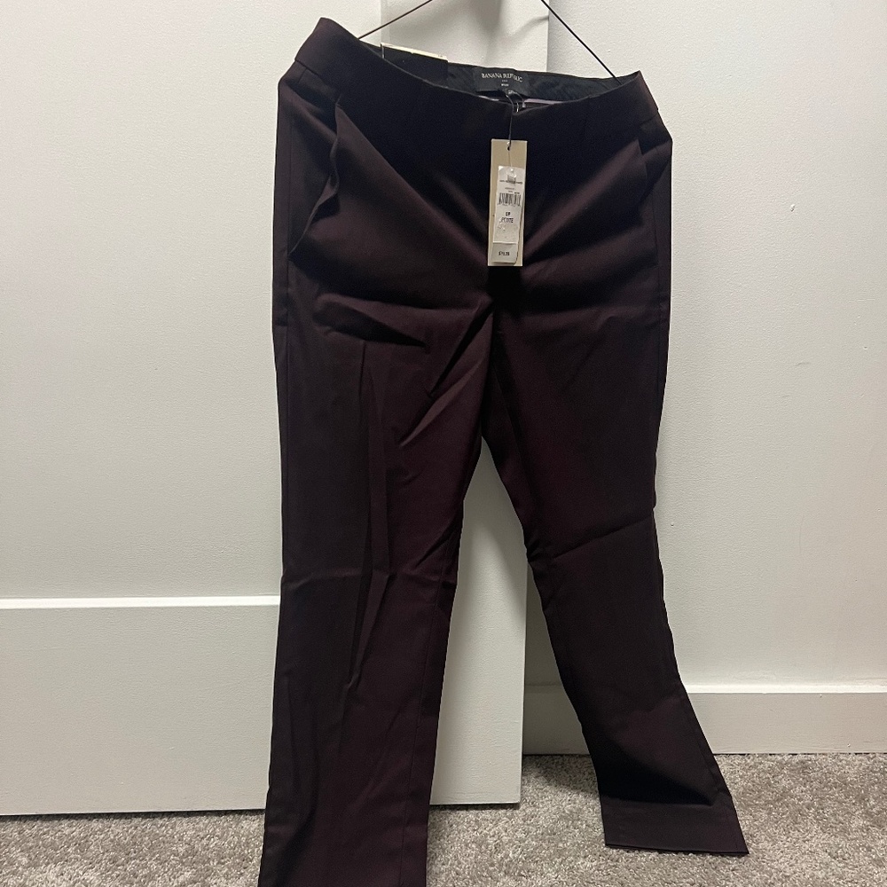 Banana Republic Womens Slim Fit Mid Rise Ryan Pants